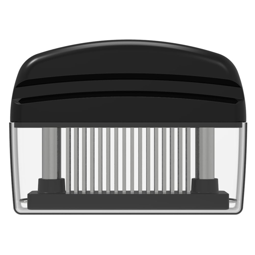 Lorrgasw Black 48 Blades Needle Meat Tenderizer Stainless Steel Knife Meat Steak Mallet Meat Tenderizer Hammer Pounder