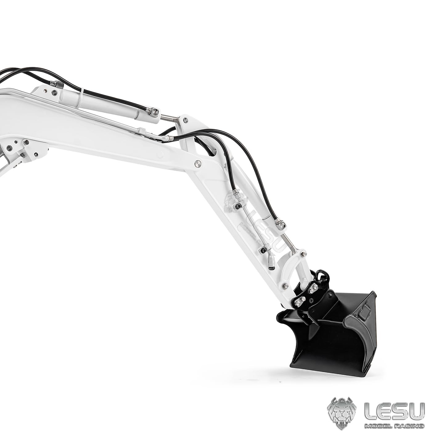 Metall Grading Eimer für 1/14 Maßstab Lesu Mini Hydraulischer RC Bagger Aoue Pc30 B0003 Fernbedienung Bagger Handgemacht DIY Modellbau Auto