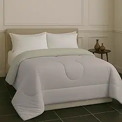 Coberdrom Arte & Cazza Dupla Face Micro percal e Fleece Pelinho (Cor4, Casal)