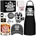 NVTROVI 70th Birthday Gifts for Men Whiskey Glass Set, 70th Birthday Party Supplies with 11 Oz Whiskey Glass Coaster Stone Baseball Cap Apron Sock Toilet Paper Keychain for Him, Dad, Husband, Friends