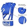 GINGPAI-Half-Training-Boxing-Mitts-Gloves-for-Men-Women-Training-Gloves-Sparring-Gloves-for-Punching-Bag-Kickboxing-Muay-Thai-MMA-UFC GINGPAI Half Training Boxing Mitts Gloves for Men Women, Training Gloves, Sparring Gloves for Punching Bag, Kickboxing, Muay Thai, MMA, UFC (Blue)