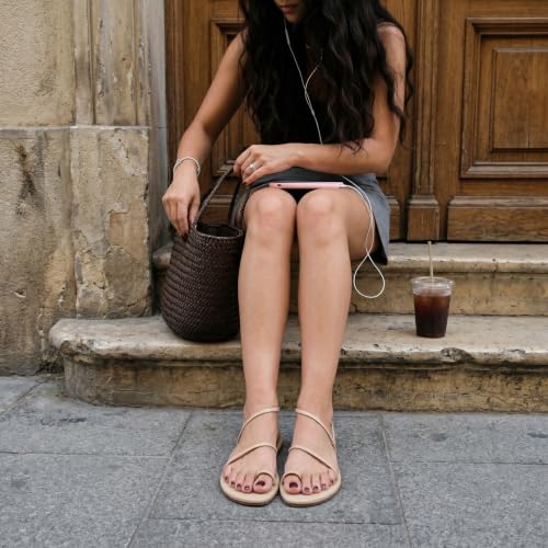 Image of CUSHIONAIRE Chai Strappy Flip Flops for Women, Comfortable Casual Women Sandals with Memory Foam