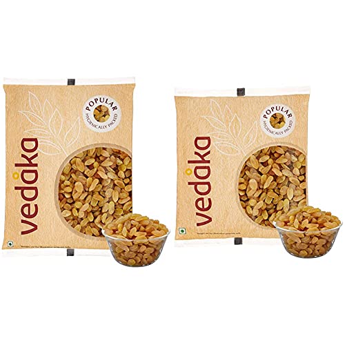 Image of Amazon Brand - Vedaka Popular Raisins, 1kg & Amazon Brand - Vedaka Popular Raisins, 500g Combo