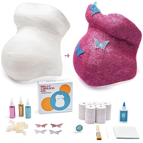 Image of HomeBuddy Belly Casting Kit Pregnancy - All in One - DIY Pregnancy Belly Casting Kit for Expecting Moms