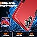 Oterkin Samsung Galaxy S23 FE 5G Case [3 in 1] With [2Pcs Tempered Glass Screen Protector] [10FT Military Grade Defense] [Heavy Duty Protection] (Red)