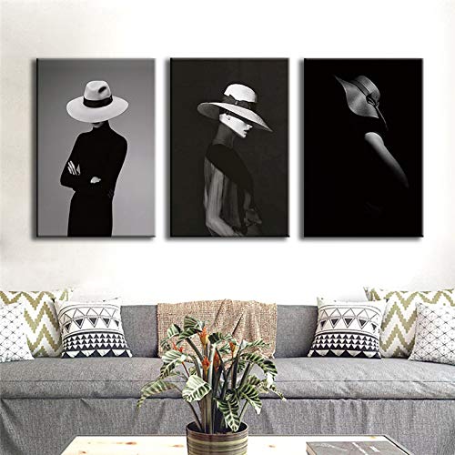 Cuadros africanos en lienzo moderno de mujer sexy para decoración de pared grande 3