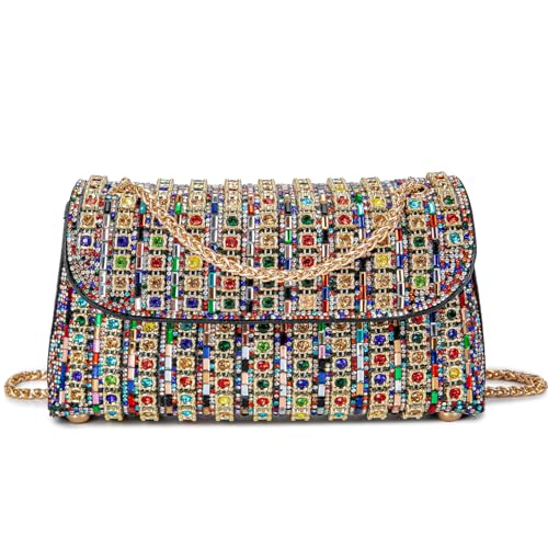 Image of Women's Evening Handbags Rhinestone Purse Crystal Evening Clutch for Women Formal
