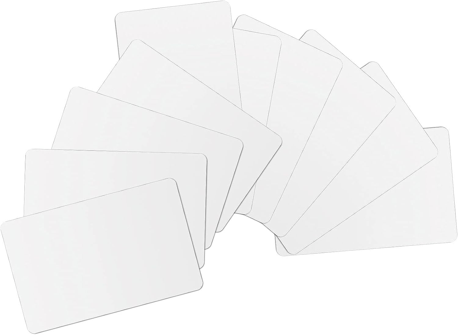 SENENQU 200PCS White PVC Cards, Blank Printable Plastic Business ID Cards, 30 Mil, 760 Micron, CR80 Credit Card Size - 85.5MM x 54MM - Image 4