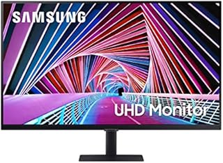 SAMSUNG 32 Inch 4K UHD Monitor, Computer Monitor, Wide Monitor, HDMI Monitor HDR 10 (1 Billion Colors), 3 Sided Borderless Design, TUV-Certified Intelligent Eye Care, S70A (LS32A700NWNXZA)