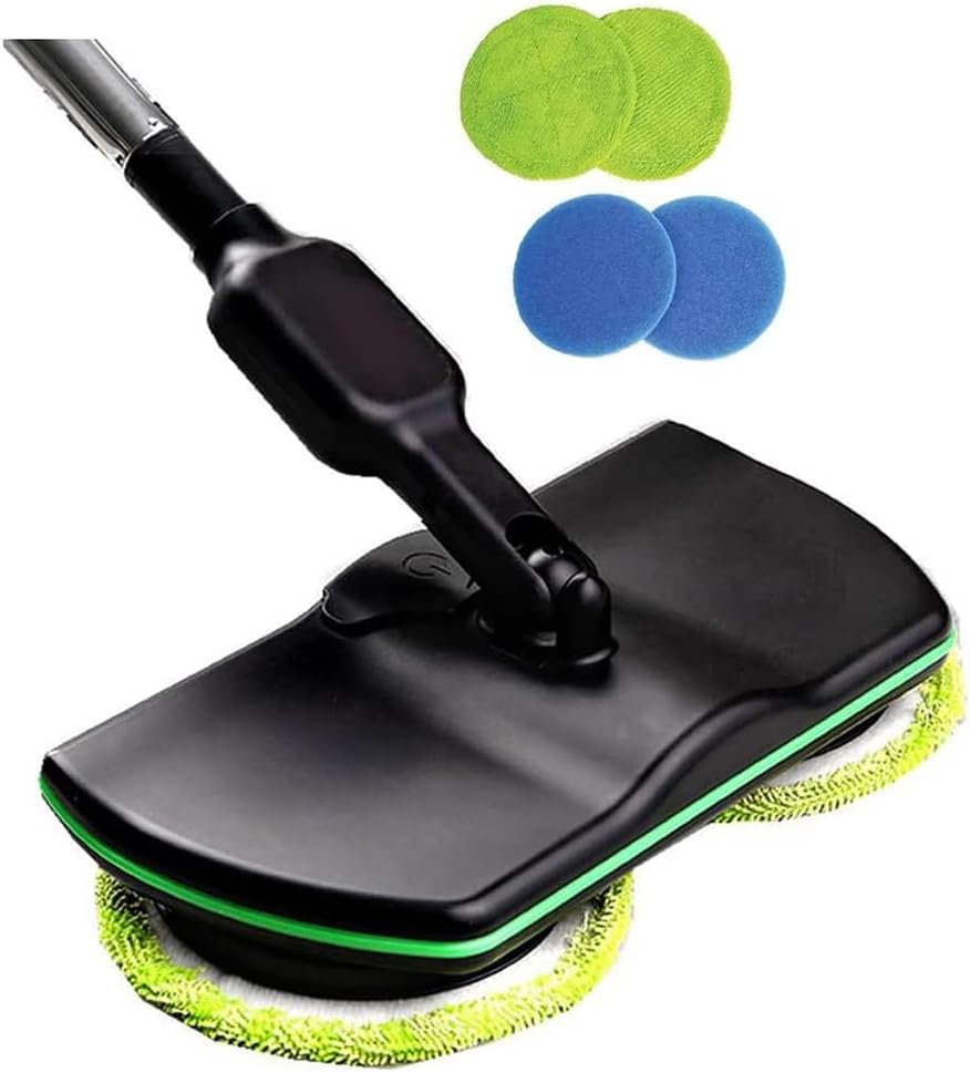 Electric Mop Cordless Electric Spin Wireless Automatic Floor Mop,Home Handheld Rechargeable Floor Cleaner Polisher for Hard Wood Tile Vinyl,Marble and Laminate Floor