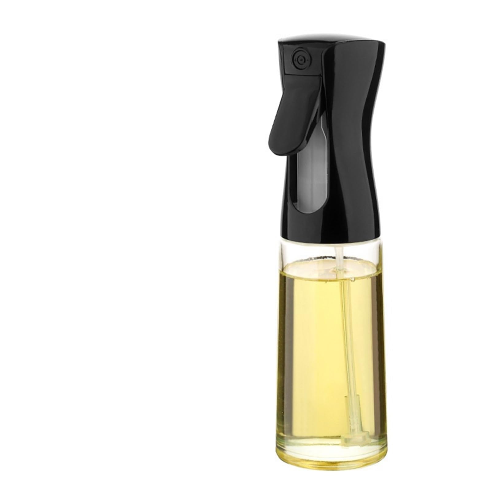 NGTFDCP Oil Dispenser, 3pcs 200/300/500ml Oil Spray Bottle BBQ Cooking Sprayer Kitchen Baking Empty Vinegar Dispenser for Air Fryer, Salad(500ml black)