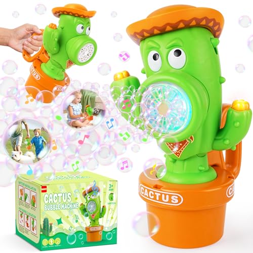 29% Off Cactus Bubble Machine – Fun for Kids - Image 2