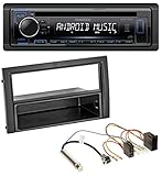 autoradio skoda fabia 6y -Band Klangregelung und 7 vorprogrammierte Klangmuster; Bass Boost- und Loudness-Funktion; Umschaltbarer Vorverstärkerausgang (Rear/Sub) mit 2,5 V Ausgangspegel; MOS FET Endstufe mit max. Ausgangsleistung: 4 x 50 Watt; Besonders niedriger Stromverbrauch (unter 1 mA) bei ausgeschalteter Zündung (ACC OFF); Abnehmbares Bedienteil mit blauer Tastenbeleuchtung; Vorbereitet für werkseitig installierte Lenkrad-Fernbedienung