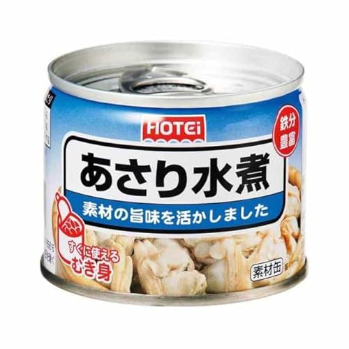 ホテイ あさり水煮化学調味料不使用 GB 125g 9缶