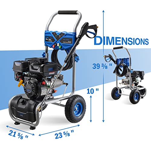 Mutaomay 3500Psi Gas Pressure Washer, 2.3Gpm Gas Powered High Pressure Clean Machine With 209Cc Engine thumb #7