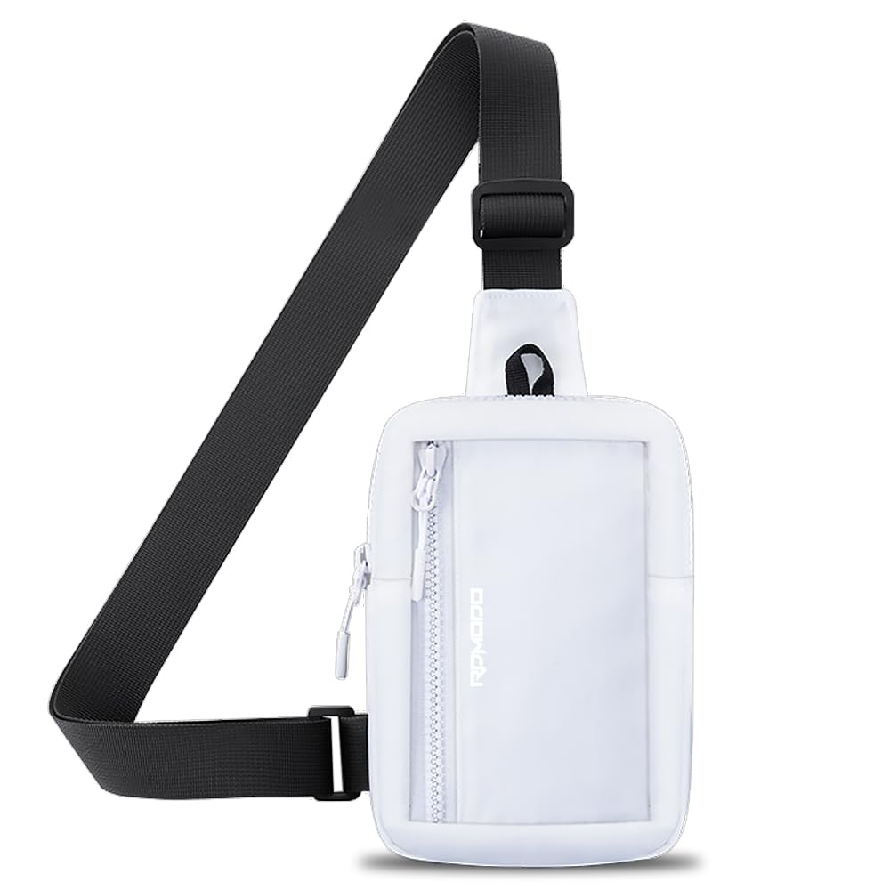 RDMODO Small Sling Bag for Women Men Chest Bag Water Resistance Mini Crossbody Bag Adjustable Strap Lightweight Shoulder Bag