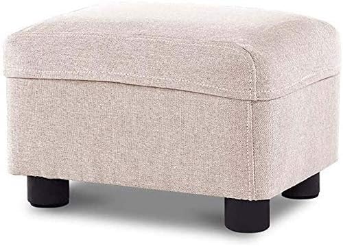Repose-pieds rectangle gris en bois | Banc à langer