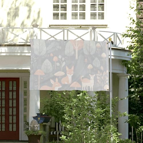 Drapeaux d'extérieur en polyester 200D robuste résistant au vent de vacances