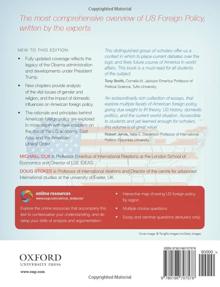 US Foreign Policy: Cox, Michael, Stokes, Doug: 0000198707576