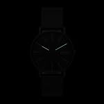 Skagen Signatur Montre en acier inoxydable et cuir analogique Quartz pour homme