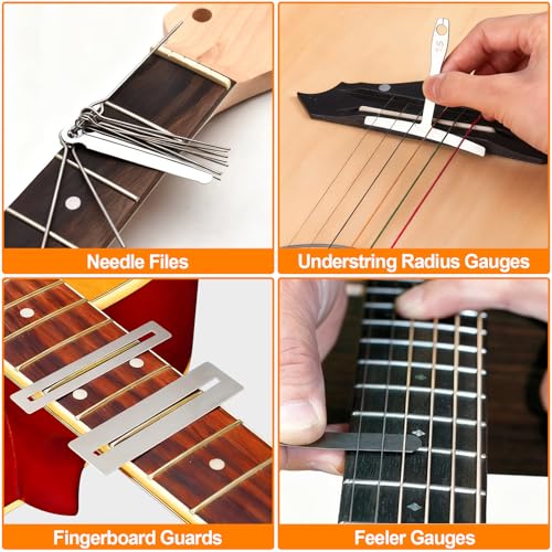 132-Piece Guitar Maintenance Tool Kit with Carry Bag - Image 3