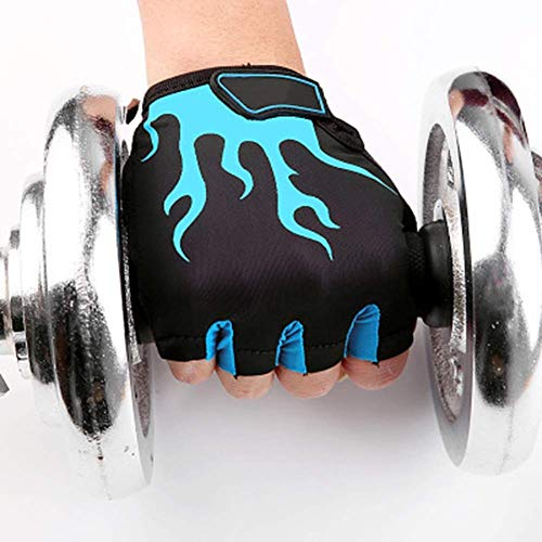 Gants de vélo Mountain Road bleus XL pour cyclisme et VTT - 4