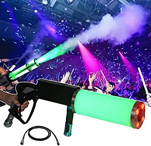 Pistola de humo LED KRASS para efectos escénicos con gas CO2, pistola criogénica portátil para DJ, incluye manguera de 3 m miniatura 1