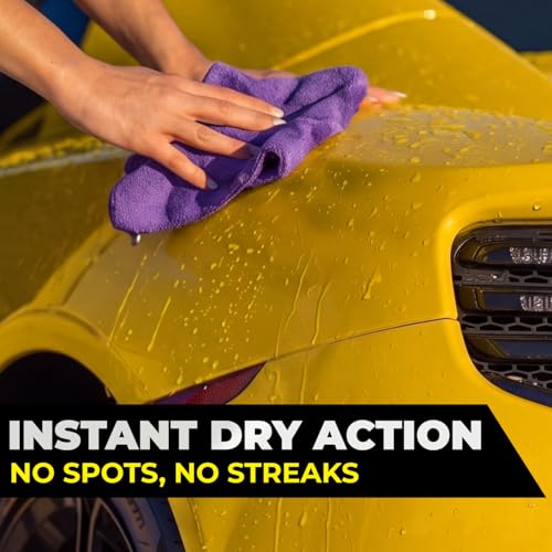 Image of Car Spray Wax for Car Detailing - Quick and Easy Carnauba Liquid Car Wax Spray for Instant Gloss and Protection - Multi Surface Premium Brazilian Carnauba Car Wax Polish for All Vehicle Types