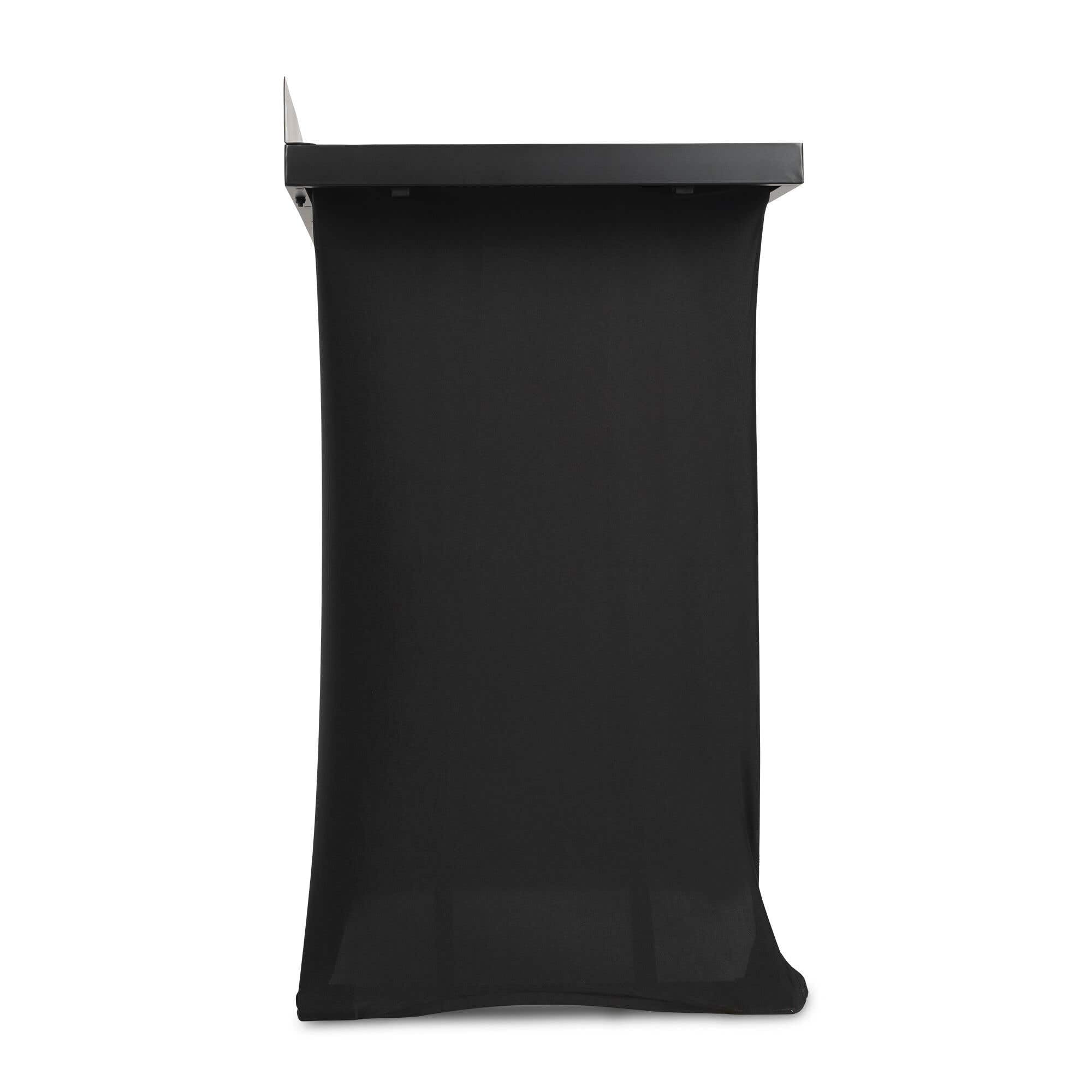 Vonyx DBE100 - Mobiler DJ Tisch, 1 Meter, Höhenverstellbarer Stehtisch, 20kg Belastbar, DJ Pult mit Husse - Stabiler Multifunktionstisch für DJ & Messe – Inkl. Tasche, 100x50cm Schwarz