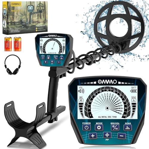 OMMO Metal Detector, Analog Pointer Metal Detector for Adults with 4.3IN Backlight Screen 10