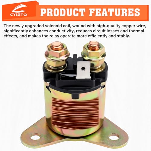 Image of GX390 Starter Solenoid Relay for Predator 420cc for Honda GX340 GX240 GX270 8HP 9HP 11HP 13HP 188F 190F Engine EC5500 EC6500 63968 63970 Generator Denso 0.5-0.6kw PMDD PMGR New Upgrade