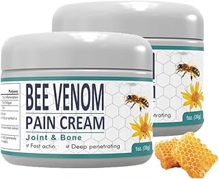 Bee Venom Pain,Bone Healing Cream, Advanced Bee Venom Gel Joint and Bone Therapy,New Zealand Bee Venom Joint and Bone Therapy Cream, Bee Venom Ultra Strength Pain Relief Cream(2PC)