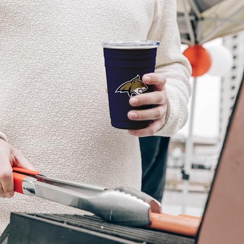 Image of Logo Brands NCAA 22 oz Stainless Steel Tailgate Cup -Double Wall Vacuum-Sealed Durable For Hot & Cold Drinks, Perfect for Gameday & Tailgating