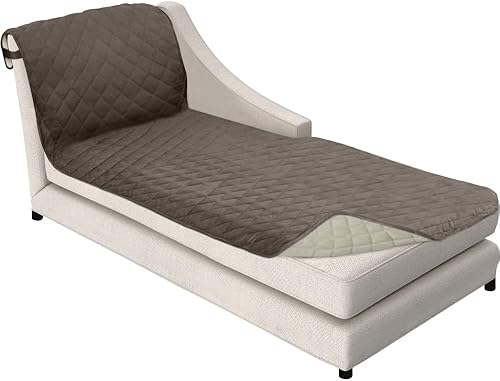 Miniatura 15 de Sofa Shield Funda Deslizable Patentada para Sofá Seccional, Protector de Cojín, Diseño de EE. UU. Reversible Resistente a Manchas y Desgarros de