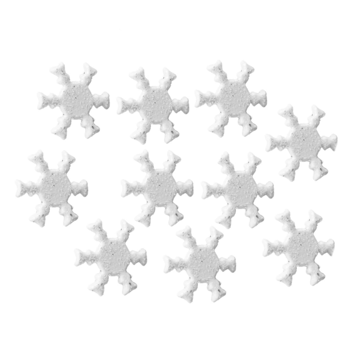 Homoyoyo 100pcs Craft Brads Reindeer Paper Fastener Paper Snowflakes Snowflake Brad Snowflake Charm Decorative Prongs Snowflakes for Crafting Christmas Brads for Crafting White Metal