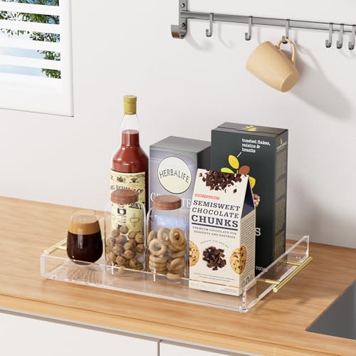 Maxgear MAXGEAR-SERVING-TRAYS-GOLD-HANDLES Acrylic Serving Tray thumb #7