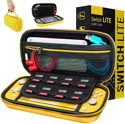 Amazon Com Orzly Case For Nintendo Switch Lite Portable Travel Carry Case With Storage For Switch Lite Games Accessories Yellow Video Games Amazon Com Orzly Case For Nintendo Switch Lite Portable Travel Carry Case With Storage For Switch Lite Games Accessories Yellow Video Games