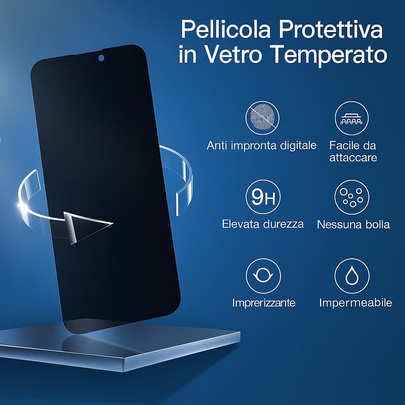 KALANKA-Verre Trempé Protecteur D'écran Pour Blackview BL5000 3 Pieces Durete 9h Haute Definition Sans Bulle Resistant A La Rayure Film Protecteur Pour Blackview Bl5000