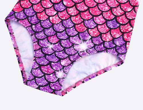 Image of Girls Swimsuits One-Piece Bathing Suits Multicolor Kids Sport Summer Beach Swimwear for 2-10 Years Old