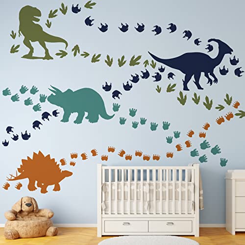 Mfault Vinilos Decorativos Huellas de Dinosaurio miniatura 6
