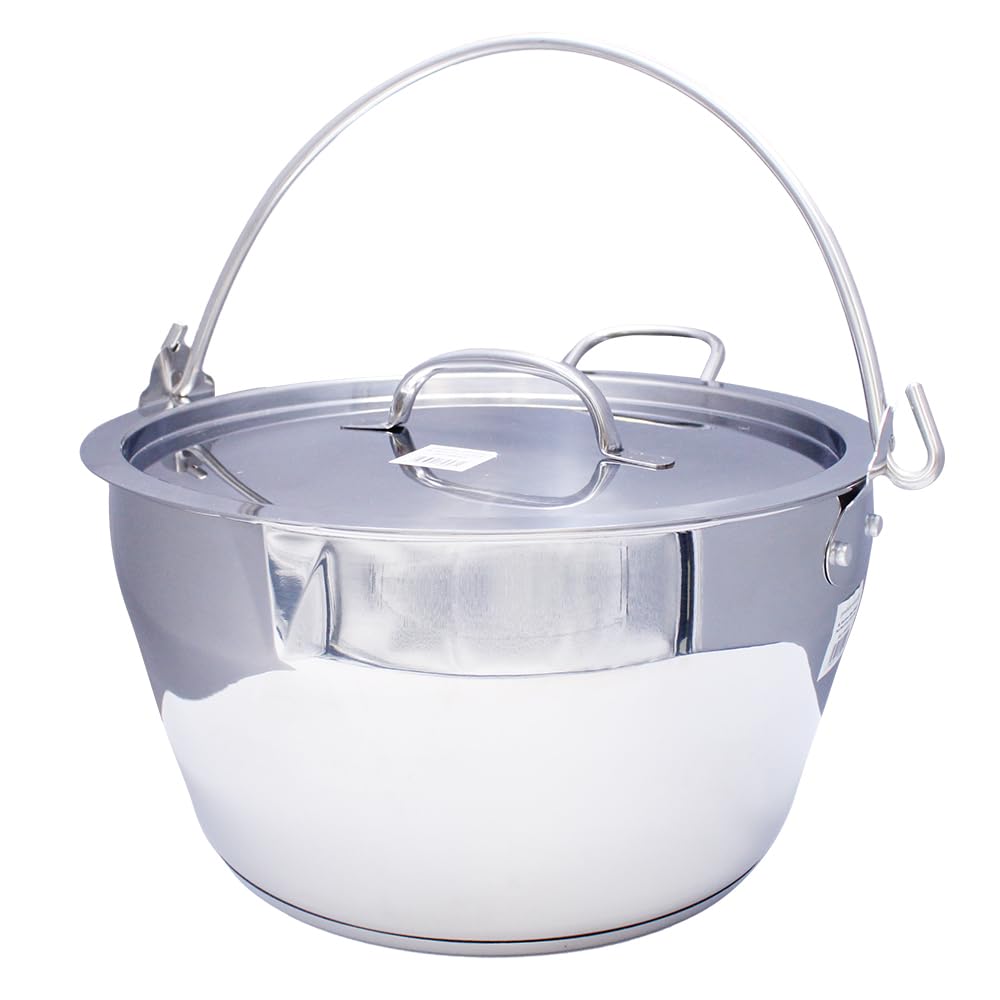 Gardening Naturally Silver Jam Pan Stainless (Jam Pan & Lid)