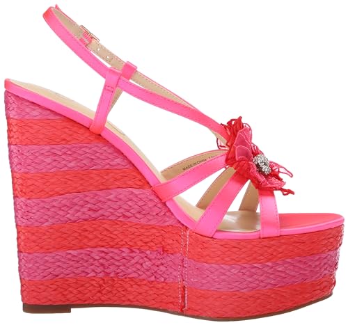 Jessica Simpson Womens JS-VISELA Floral Print Platform Sandals 6