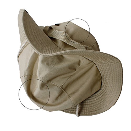 Sun Kea Chapéu de sol unissex militar Boonie aba larga embalável chapéu balde de verão viseira de al
