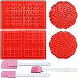 💖Equipado con dos raspadores de silicona con asas de polipropileno, que se pueden utilizar para mezclar harina, mantequilla, crema o helado, etc., suave y no rayará su vajilla.