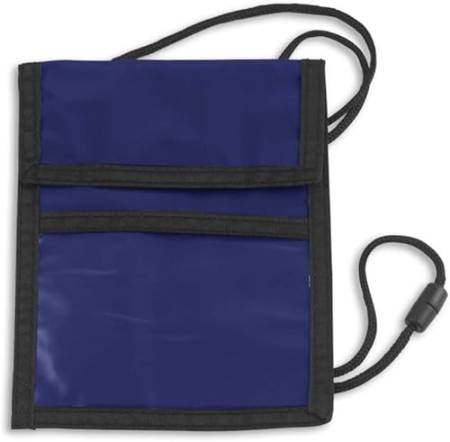 Combo de soporte para insignia de evento y cordón separable, soporte para insignia de nombre con trabillas para bolígrafo y bolsillo con cremallera,