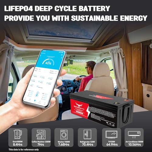 Image of 12V 660Ah Lithium LiFePO4 Battery with 250A BMS Grade A Cells Deep Cycle Rechargeable Battery,10000+ Cycles,Perfect for Golf Cart,Off Grid Applications (12.8V 660Ah-BLU)