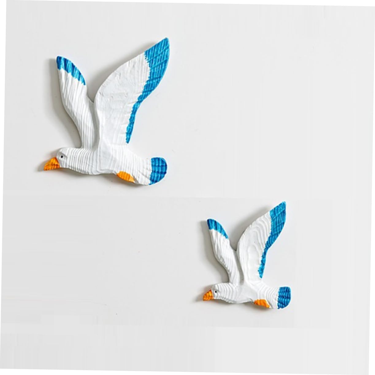 3pezzi Gocce Di Uccelli Appese in Resina Gabbiani Appesi Da Parete Uccelli Creativi Per Soffitti e Alberi Decorazioni Sicure e Resistenti Per Casa