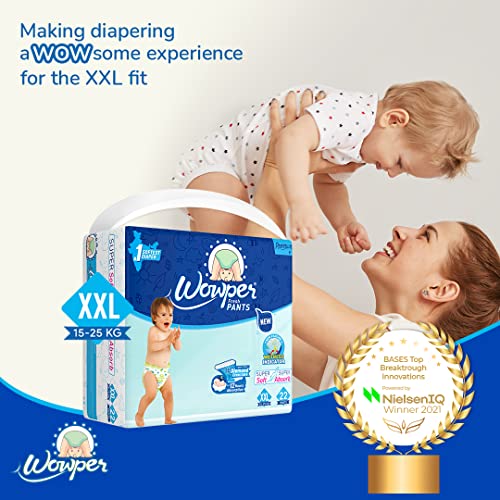 Wowper Baby Diapers XXL 32 count Wetness Indicator Anti Rash up