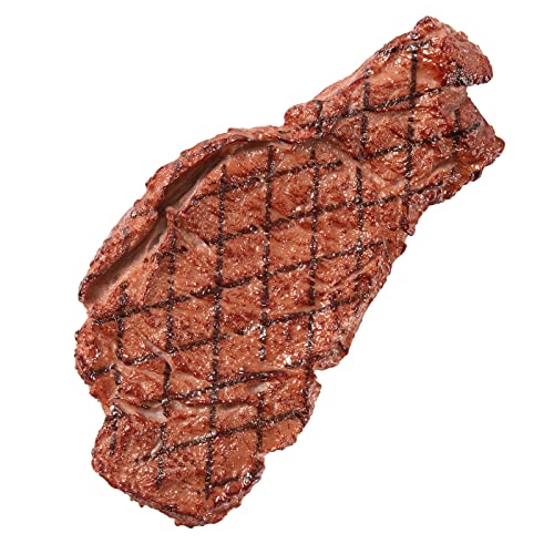 Gunsound Artificial Simulate Steak Fake Meat Food Model Photography Lifelike Cooked Roast Beef For Home Kitchen Cabinet Desk Shops Decor (Style A) #TOP4