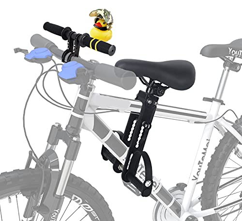 %19 OFF! YouTeMei Kids Bike Seat with Handlebar and Duck Horn, Detachable Front Mounted Child Bicycl...